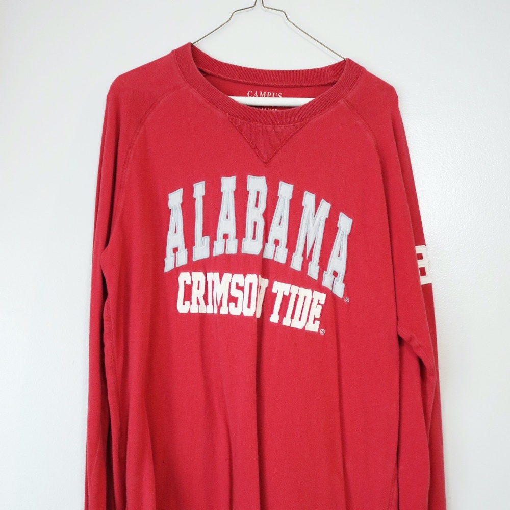 Campus Heritage Alabama Crimson Tide 1831 Embroidered Long-Sleeved Mens Shirt